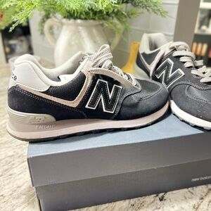 New Balance Charcoal and Light Gray Sneakers
